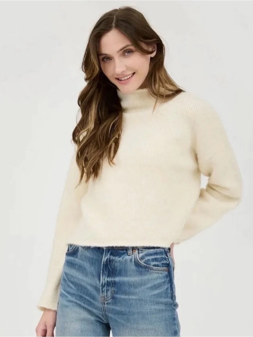BLU PEPPER | Turtleneck Cropped Sweater NWT